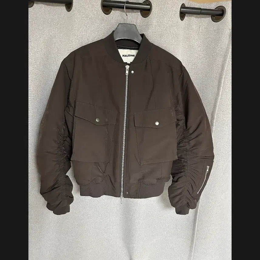 [BUNJANG] ALLENE Cargo Pocket Bomber Jacket / 알렌느 카고포켓 봄버
