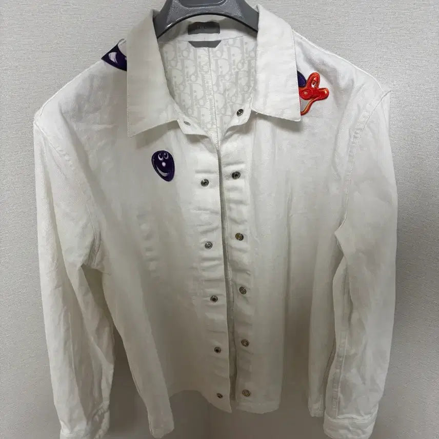 [BUNJANG] Dior Embroidered Patch Jacket White / 디올 자켓
