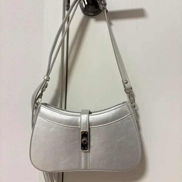 [BUNJANG] Donkey Luna Shoulder Bag Silver / 돈키 루나 숄더백 실버