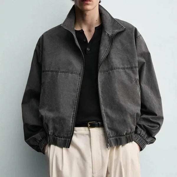 [BUNJANG] Zara Washing Technical Cropped Zip-Up Jacket / 자라 자라 워싱 테크니컬 크롭핏 집업 재킷 자켓 26년 신상