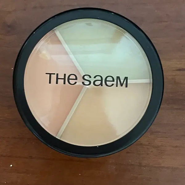 [BUNJANG] The Saem Triple Pot Concealer 03 / 미사용))더샘 트리플팟 컨실러03