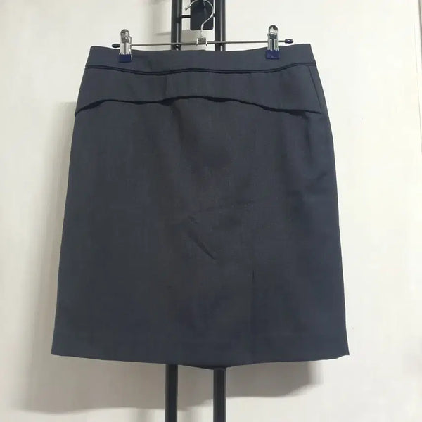 [BUNJANG] LIST Gray Fall Slit Tailored Skirt / 28인치 LIST 리스트 정장치마 가을용 그레이