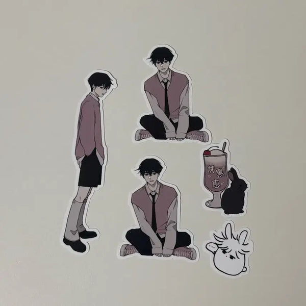 [BUNJANG] Chainsaw Man Yoshida Mail-Order Sticker / 체인소맨 요시다 통판 스티커