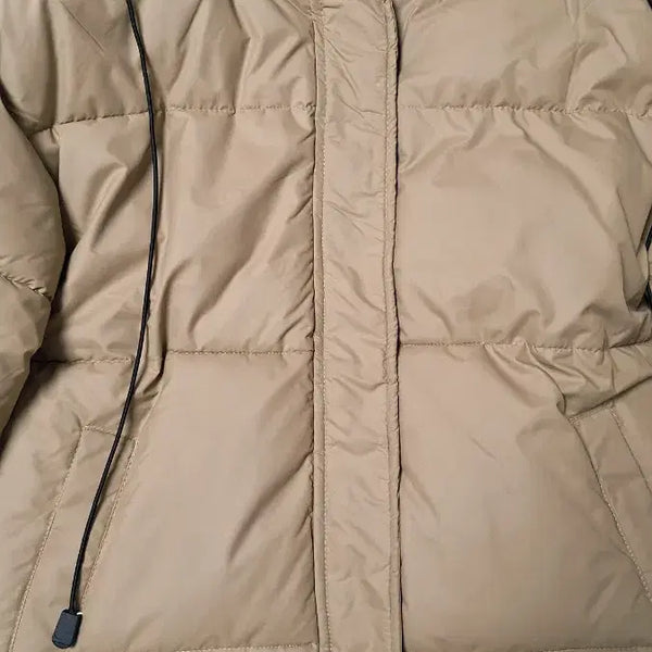 [BUNJANG] Deep Beige Short Padded Jacket (Size M/55) / 간절기 딥베이지 숏패딩 M(55)사이즈