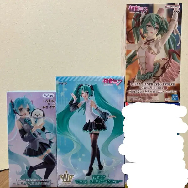 [BUNJANG] Hatsune Miku 3 Types Bundle Set Figure (T-most) / 일괄최저가) 하츠네미쿠 미개봉 피규어 3종 T-most