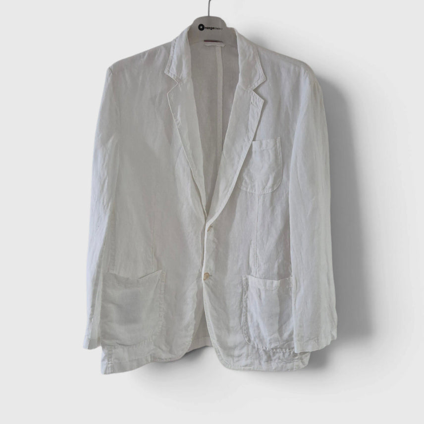 [BUNJANG] Ferraro Milano Linen Blazer Jacket / [110]페라로 밀라노 린넨 블레이저 자켓