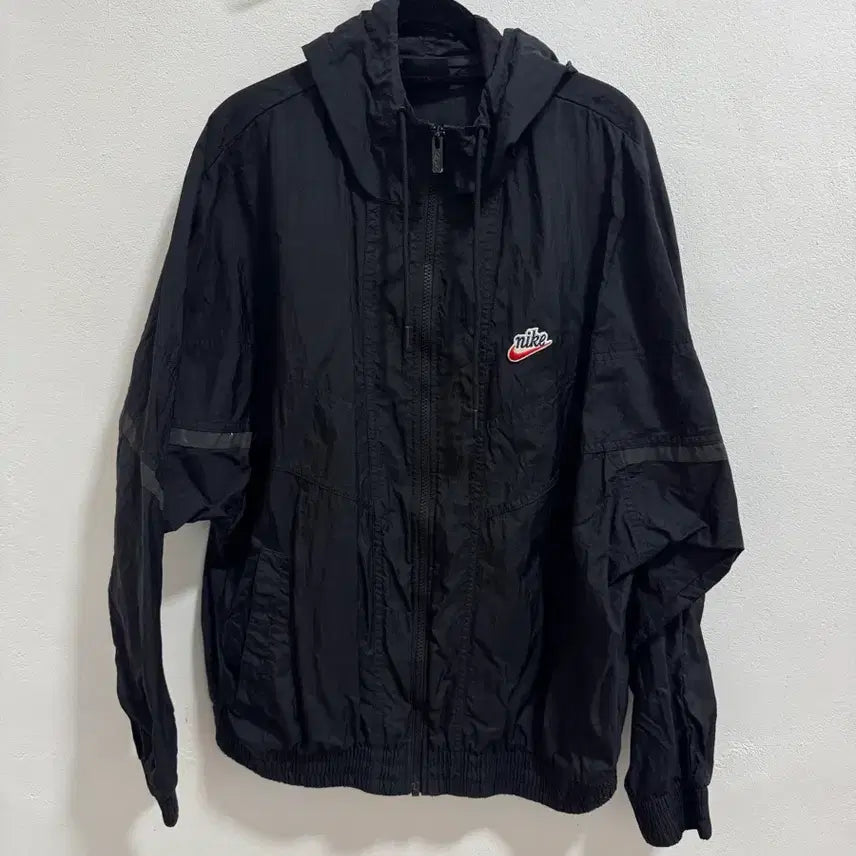 [BUNJANG] Nike Heritage Windrunner Jacket Black XL / 나이키 헤리티지 윈드러너 바람막이 블랙 xl 105