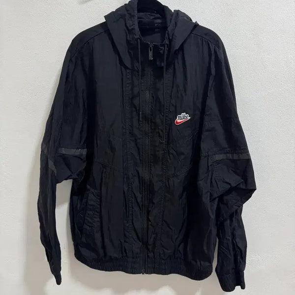 [BUNJANG] Nike Heritage Windrunner Jacket Black XL / 나이키 헤리티지 윈드러너 바람막이 블랙 xl 105