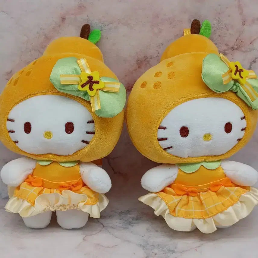 [BUNJANG] Hello Kitty Hallabong Keyring Plush 15cm / 개별판매) 키티아일랜드 헬로키티 한라봉 키링인형 15센치
