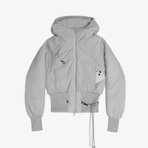 [BUNJANG] OHOS Reversible Short Padded Jacket Gray Size 1 / 오호스 리버시블 숏패딩 그레이 1