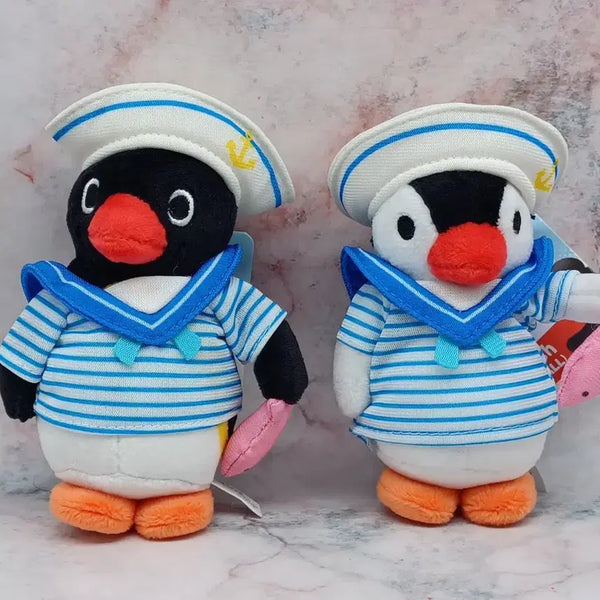 [BUNJANG] Pingu Marine Stripe Keyring Doll 10cm Bundle Set / 일괄) 핑구 마린 스트라이프 키링인형 10센치 세트