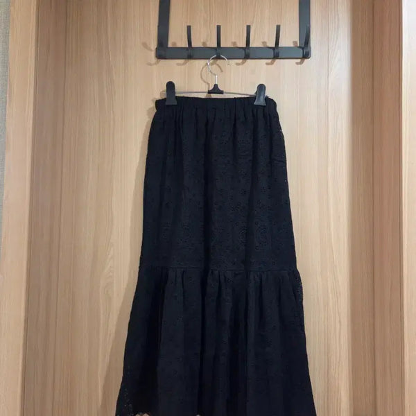 [BUNJANG] Black Lace Skirt / 블랙 레이스  스커트 (새옷)