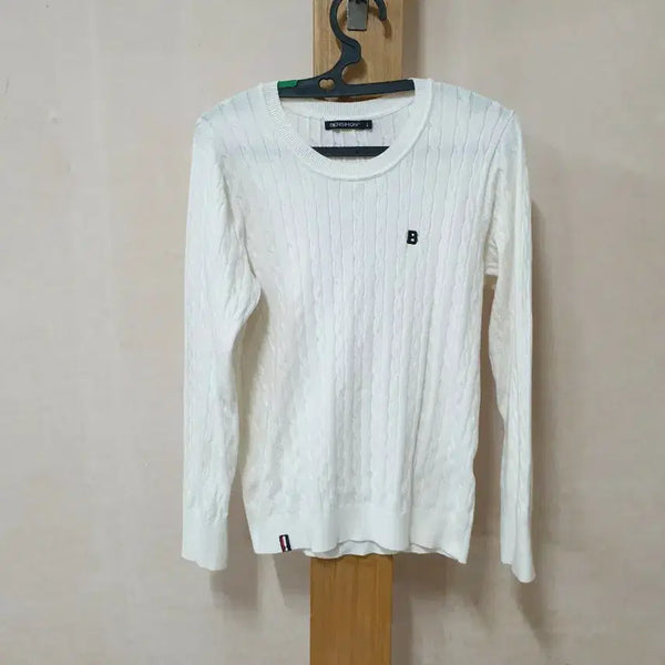 [BUNJANG] Bensimon Cable Knit Sweater White L / 벤시몽 케이블 니트 화이트 L