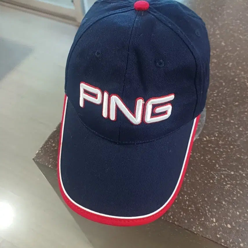 [BUNJANG] PING Golf Cap Navy Red / 핑 골프캡 네이비 레드