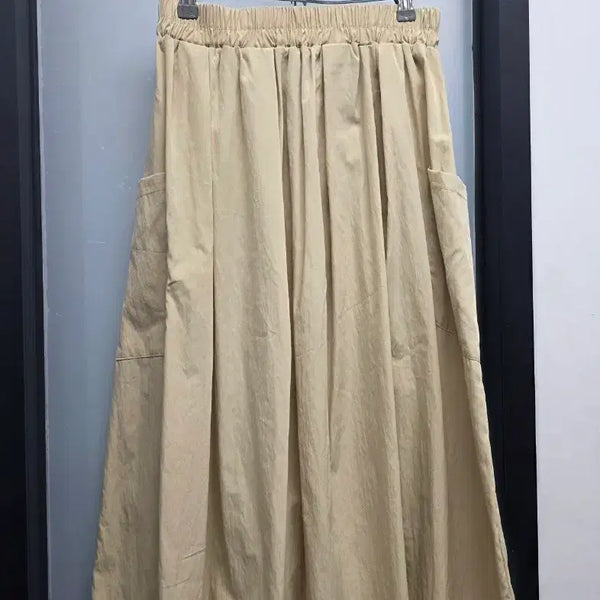 [BUNJANG] Banding Cargo Long Skirt / 밴딩 카고 롱스커트