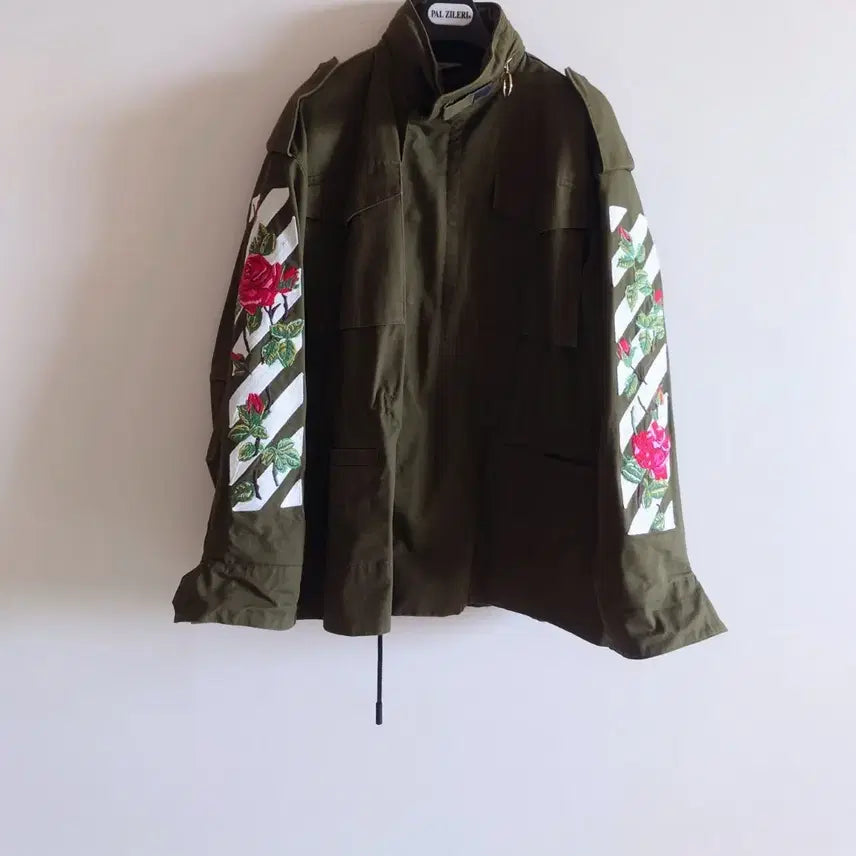 [BUNJANG] Off-White Macaron Parka Jacket / 오프화이트 마카롱 야상 자켓