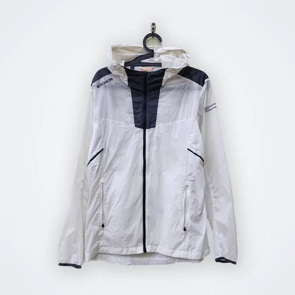 [BUNJANG] Eider Waterproof Hooded Jumper White / [L] 아이더 방수 후드 점퍼 화이트