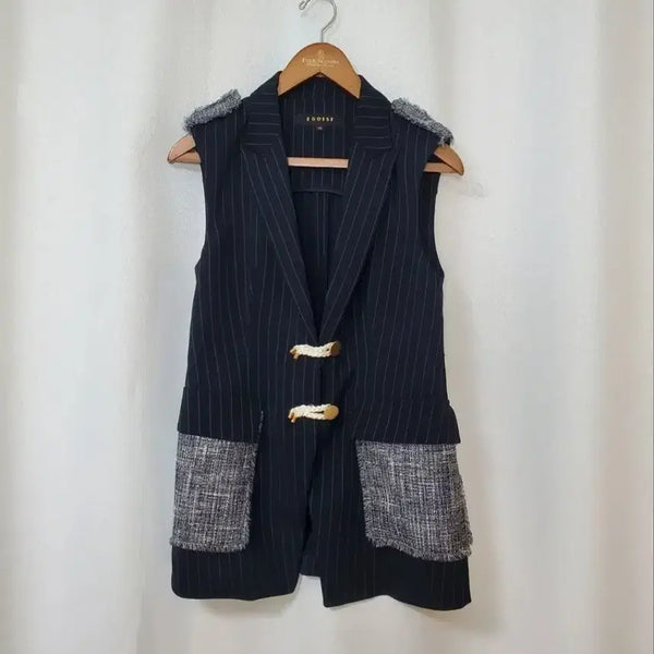 [BUNJANG] Egoist Navy Vest (Size 66) / 에고이스트 베스트 66