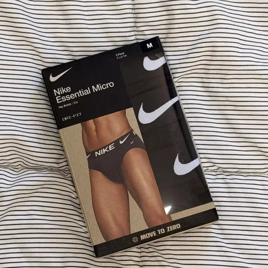 [BUNJANG] Nike Essential Micro Briefs M Size (3-Pack) Sealed / [M] 나이키 삼각 힙 브리프 3팩 KE1155-UB1 미개봉