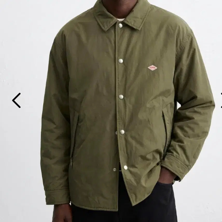 [BUNJANG] DANTON Insulation Coach Jacket Olive New / 단톤 인슐레이션 코치 자켓 <<새상품>>