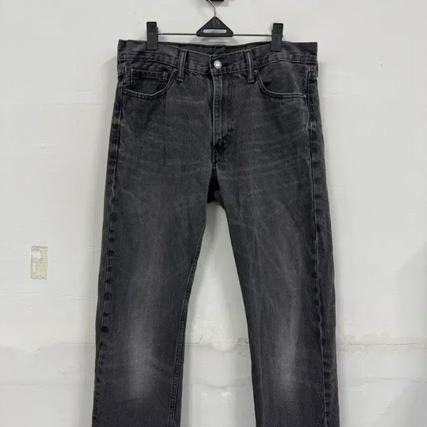 [BUNJANG] Levi's 513 Washed Black Denim Pants / (32)리바이스 513 흑청 워시드 데님팬츠