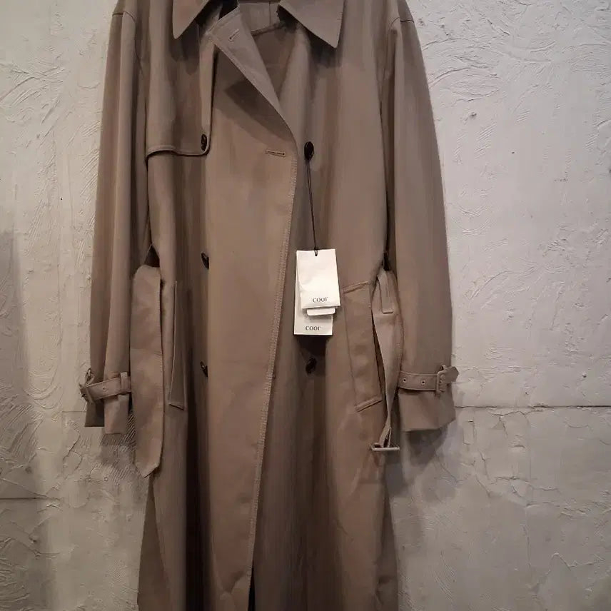 [BUNJANG] Coor Beige Trench Coat / Coor 트렌치 코트 베이지
