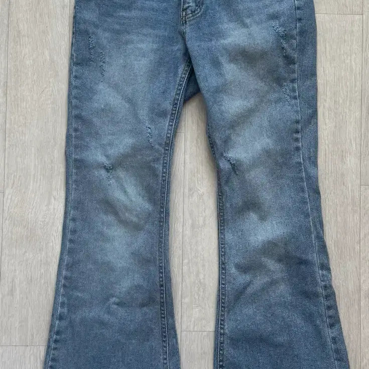 [BUNJANG] Women's Denim Semi Bootcut Pants / 여성 데님 세미 부츠컷 바지