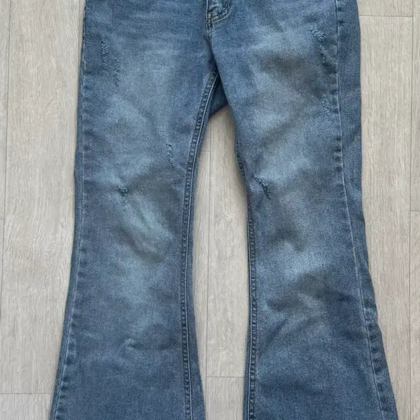 [BUNJANG] Women's Denim Semi Bootcut Pants / 여성 데님 세미 부츠컷 바지