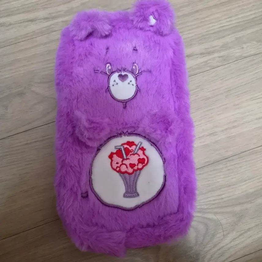 [BUNJANG] Care Bears Purple Pouch / 케어베어 보라색 필통 파우치