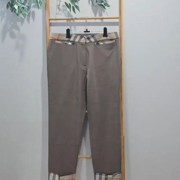 [BUNJANG] Checkered Slacks / 체크 배색 슬랙스