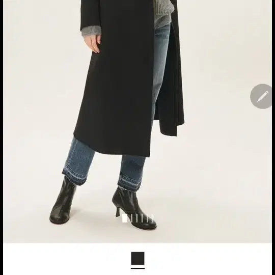 [BUNJANG] Time Cashmere Handmade Maxi Coat (Size 55) / 타임 캐시미어  핸드메이드 맥시 코트55