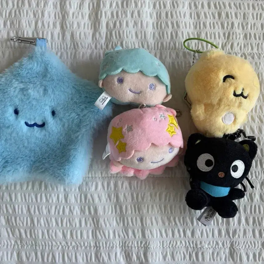 [BUNJANG] Character Keyrings and Pouch Bundle Set / 키링, 파우치 일괄 판매