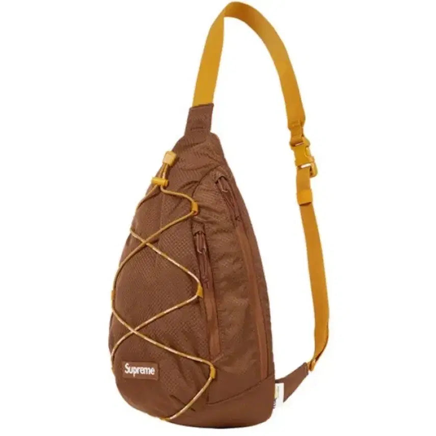 [BUNJANG] Supreme SS22 Compact Sling Bag Brown 6L / [새상품] 슈프림 (Supreme) 남녀공용 슬링백 브라운 6L