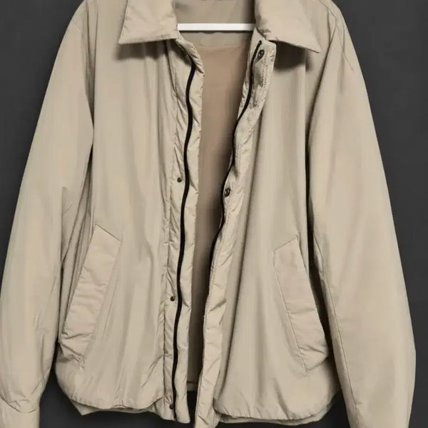 [BUNJANG] Time Homme Goose Down Padding Jacket Beige / Time 한섬 타임옴므 구스다운 패딩 자켓
