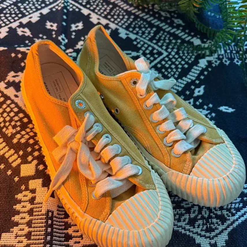 [BUNJANG] Excelsior 260 Yellow Canvas Sneakers / 엑셀시오르 260 옐로우