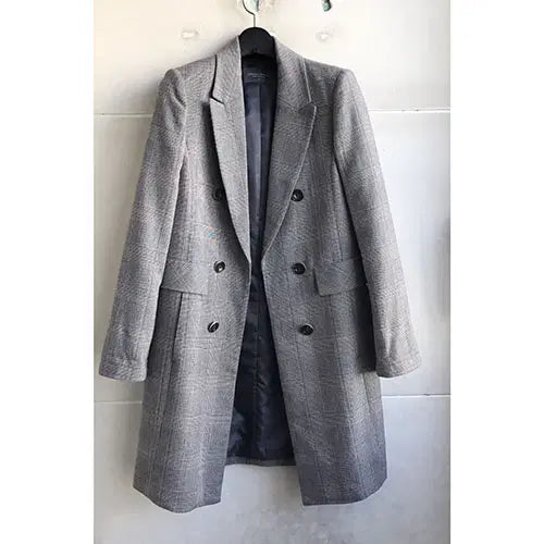 [BUNJANG] Olivia Lauren Black Check Blazer Jacket (Size 55) / 올리비아로렌 정품 - 통통55/새거수준