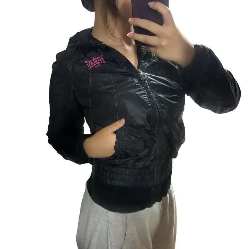 [BUNJANG] EVERLAST USA Cropped Windbreaker / EVERLAST USA 크롭 바람막이