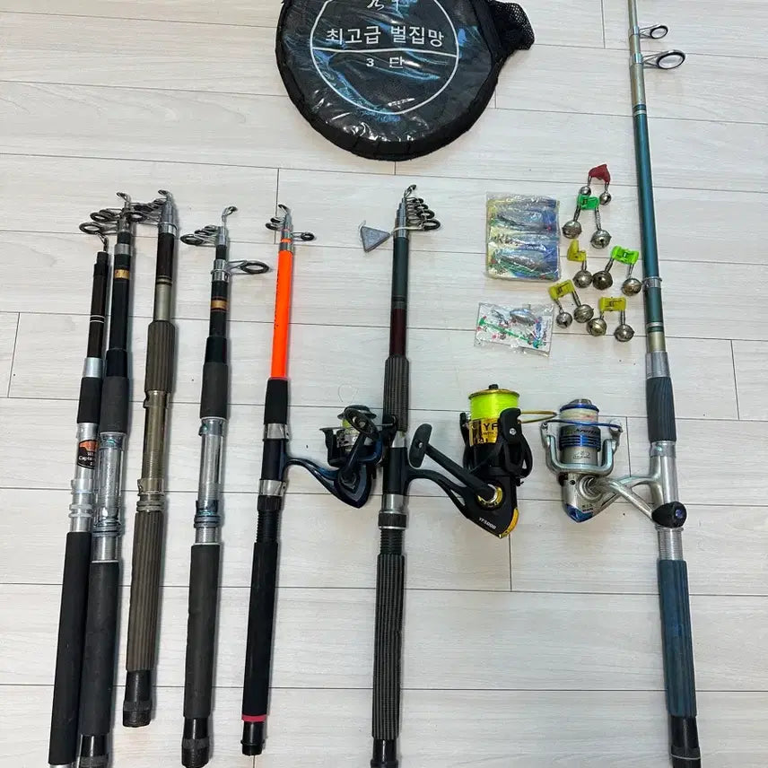 [BUNJANG] Fishing Rod and Reel Set - Bundle / 낚싯대 릴 세트 일괄 판매합니다!