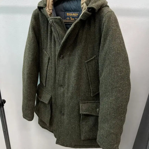[BUNJANG] Woolrich Wool Down Parka Khaki / 100) 울리치 울 다운파카