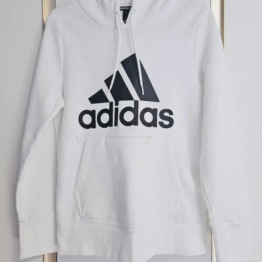 [BUNJANG] Adidas White Hoodie S / 아디다스 화이트 후드티 S