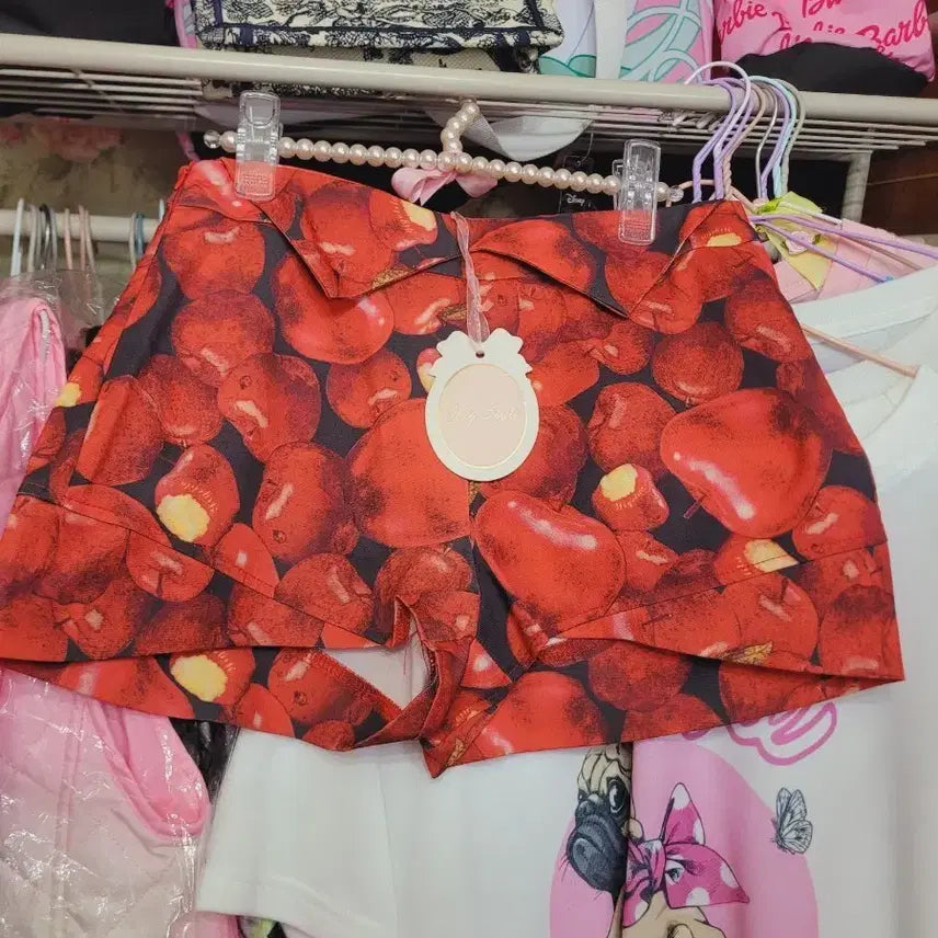 [BUNJANG] Imported Apple Pattern Shorts (M) / 수입 애플바지M