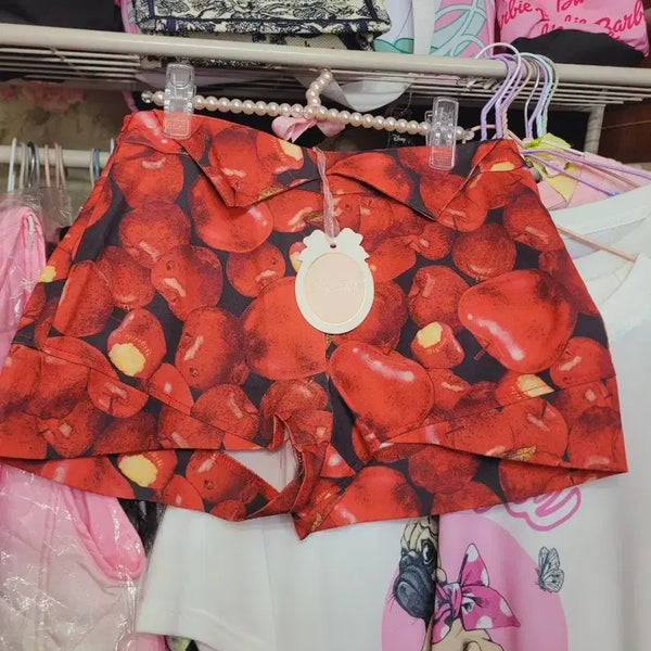 [BUNJANG] Imported Apple Pattern Shorts (M) / 수입 애플바지M