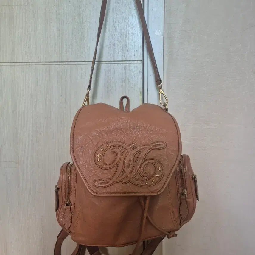 [BUNJANG] Daks Natural Leather Backpack Tote Bag / 닥스 천연가죽 백팩 토드백겸용