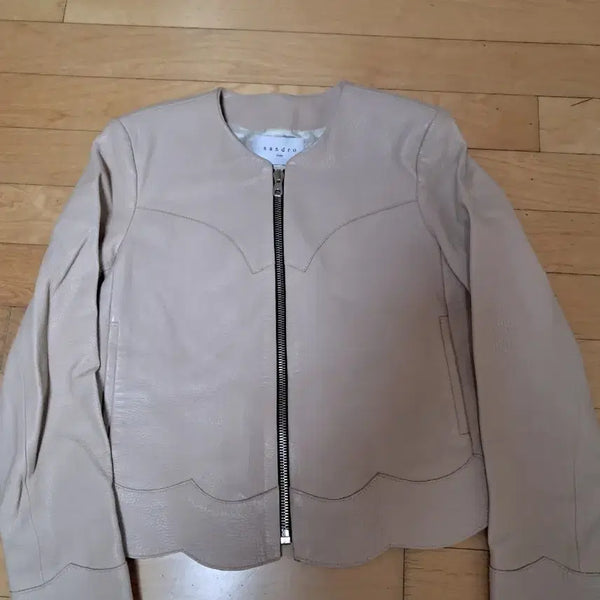 [BUNJANG] Sandro Genuine Lambskin Leather Jacket / 산드로 양가죽 자켓(55~66)