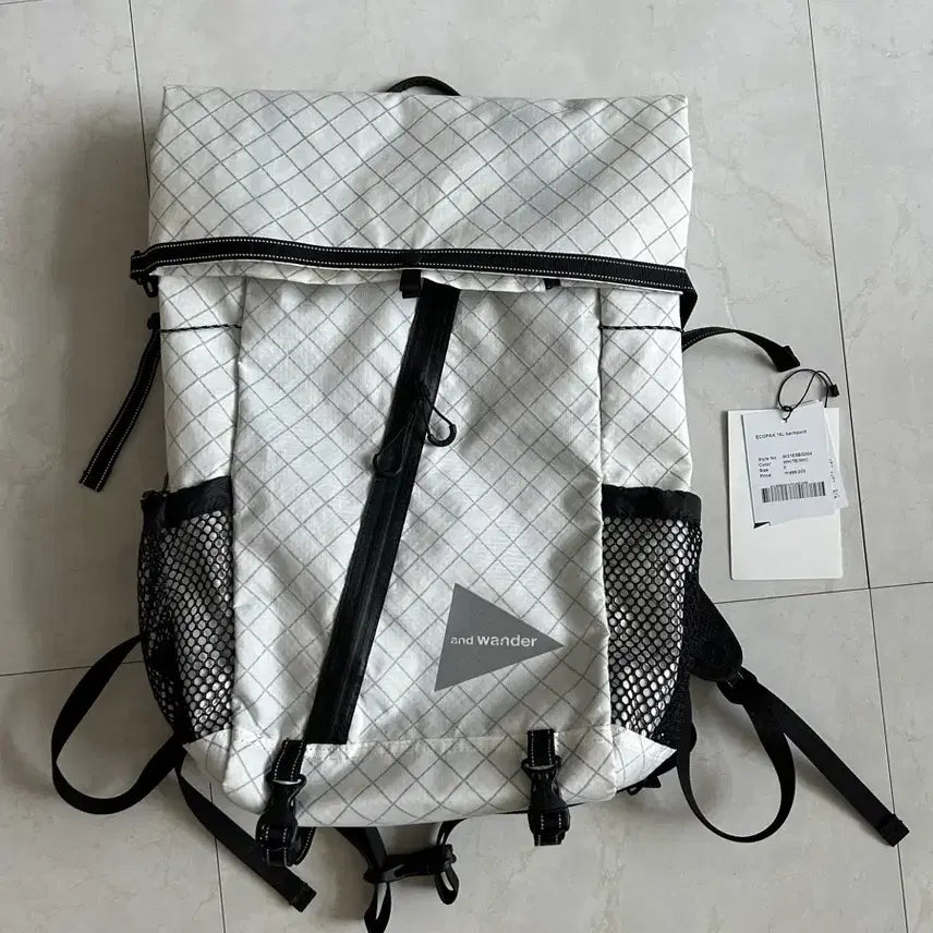 [BUNJANG] and wander Diamond Pattern 18L Backpack / 앤드원더 에코백 18L 백팩