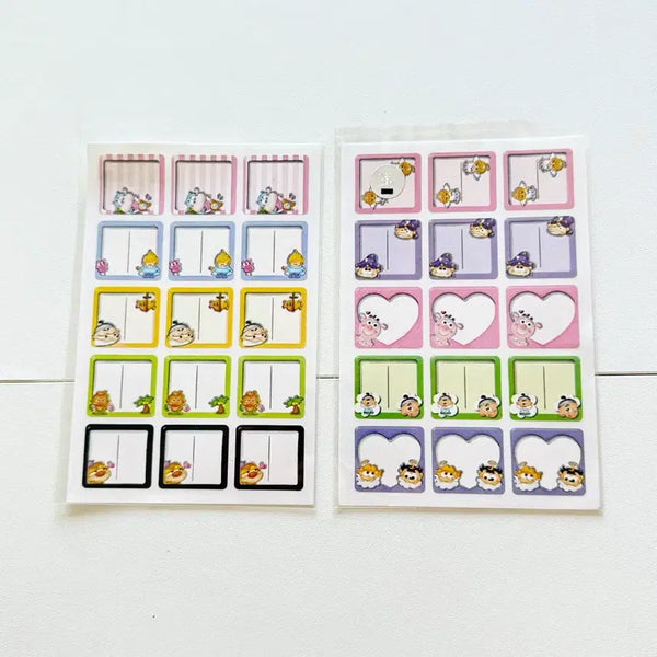 [BUNJANG] Vintage Stationery Sticker Bundle Set / 고전문구 스티커 일괄