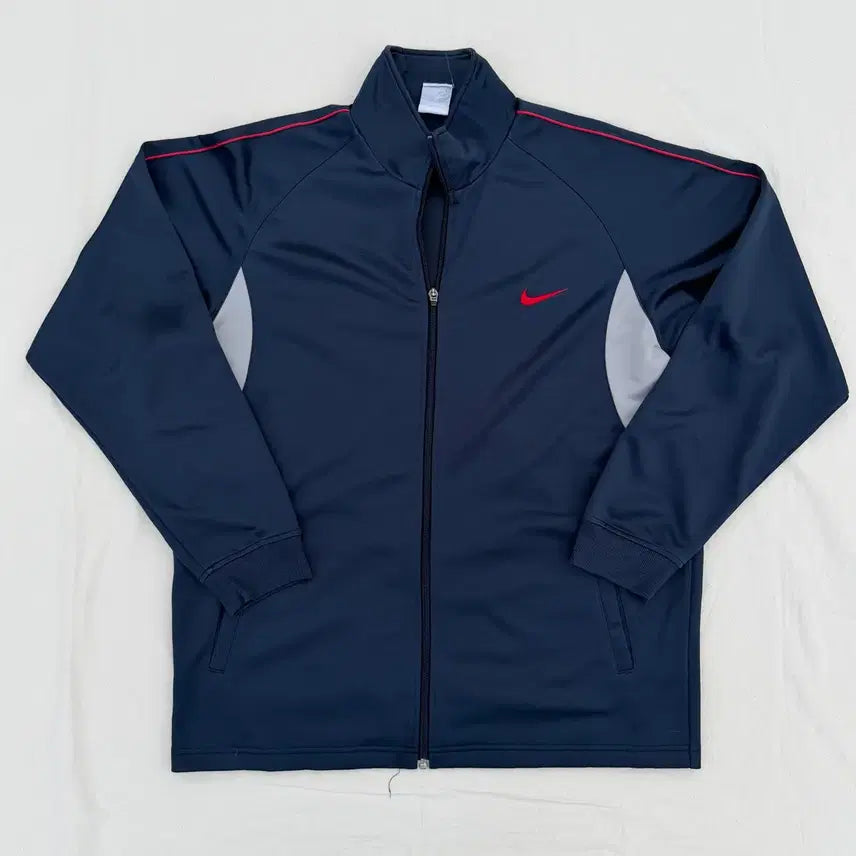 [BUNJANG] Nike Track Top Zip-Up Jersey Jacket / 나이키 트랙탑 집업 져지 자켓