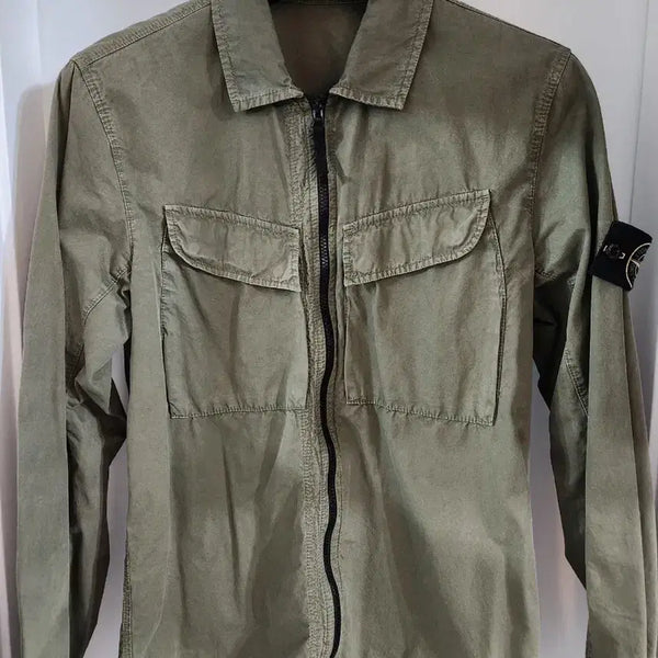 [BUNJANG] Stone Island Old Effect WN Overshirt / 스톤아일랜드 올드이펙트 501WN 오버셔츠