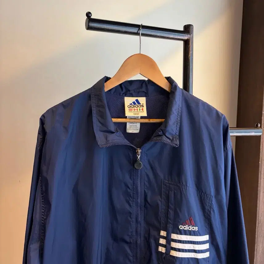 [BUNJANG] Adidas Windbreaker Jacket XL / 18006 - 아디다스 바람막이 자켓