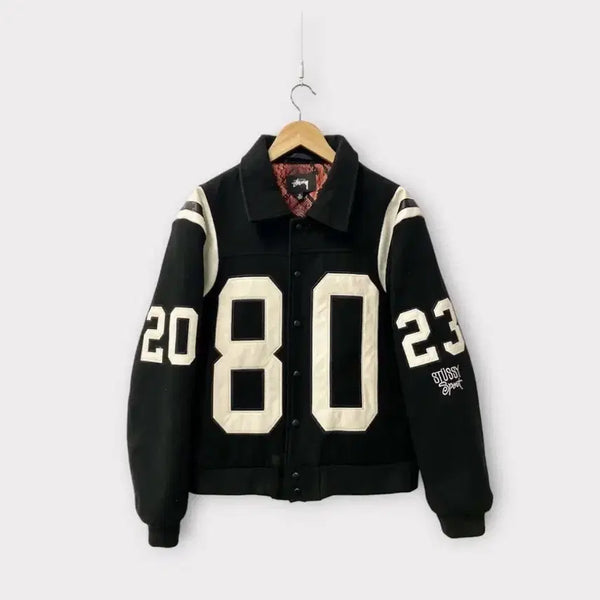 [BUNJANG] Stussy 80 Wool Varsity Jacket M / 스투시 80 울 바시티 자켓 M